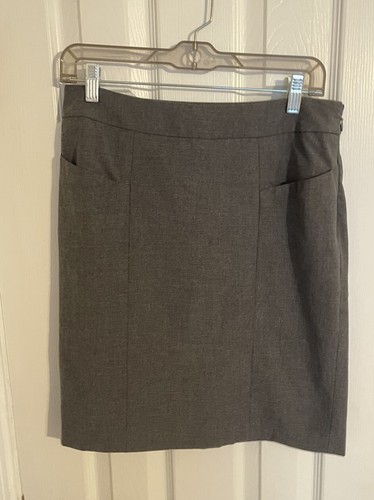 Women’s Ann Taylor Loft Gray Pencil Skirt Size 4