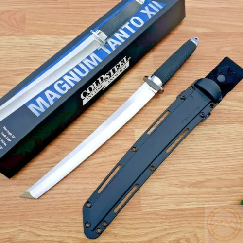 Cold Steel 3V Magnum Fixed Knife 12" CPM 3V Steel Blade Black Kray-Ex Handle