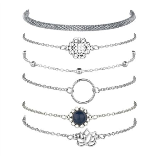 Prom Necklaces Round Circle Diamond Knotted Fashion Open Geometric Chain - Bild 1 von 6