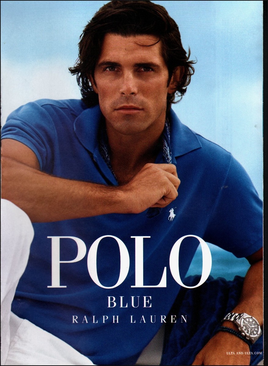 1984 Vintage ad POLO Blue Ralph Lauren modern fashion SEXY male