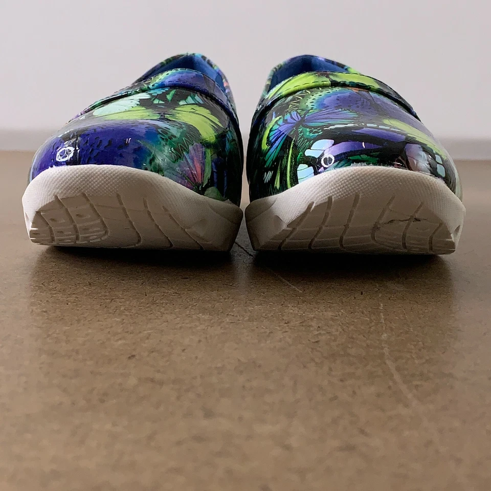 Pierre Dumas 女式鞋 8.5 码天蓝色组合懒人鞋 82282 SHIFT-2  — 第 2/4 张图片