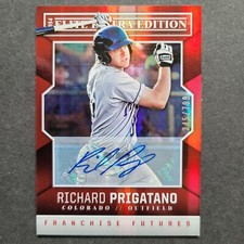 RICHARD PRIGATANO Elite Extra Edition Card #68 RED AUTO #d 345/799 Panini 2014