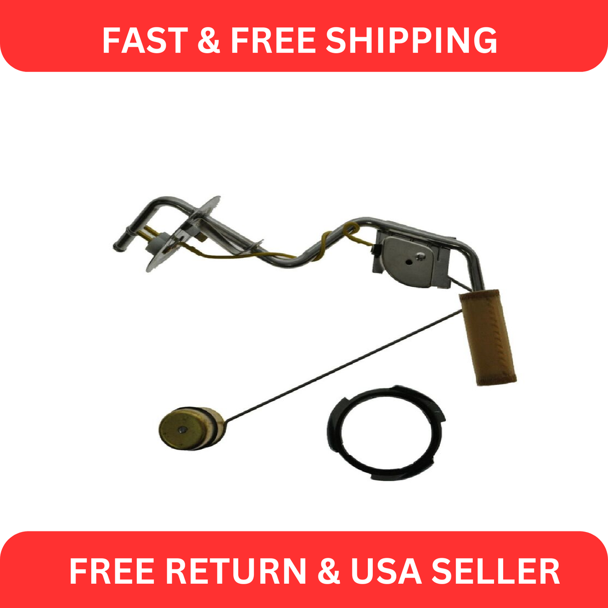 1985-1986 Ford F-150 Pickup Truck Fuel Sending Unit For Non-EFI With 19 Gallon Rear Mounted Tank 3/8" Stainless Steel - Foto 11