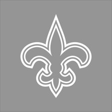 New Orleans Saints NFL Team Logo 1 Color Vinyl Decal Sticker Window Car Wall