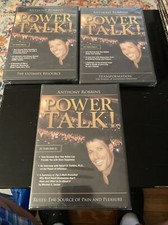 3 New Tony Robbins Power Talk CD's Ultimate Resource Pain Transformation Lot