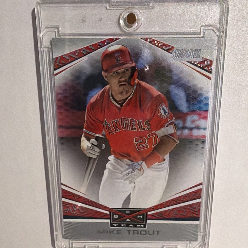 TOPPS 2019 STADIUM CLUB MIKE TROUT BEAM TEAM INSERT #BT-3 ANGELS