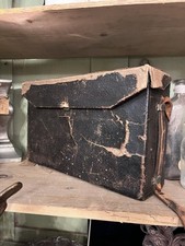 Rare 1897 Vive Antique Camera, Leather Case, Films 4 x 5 Cloth Original