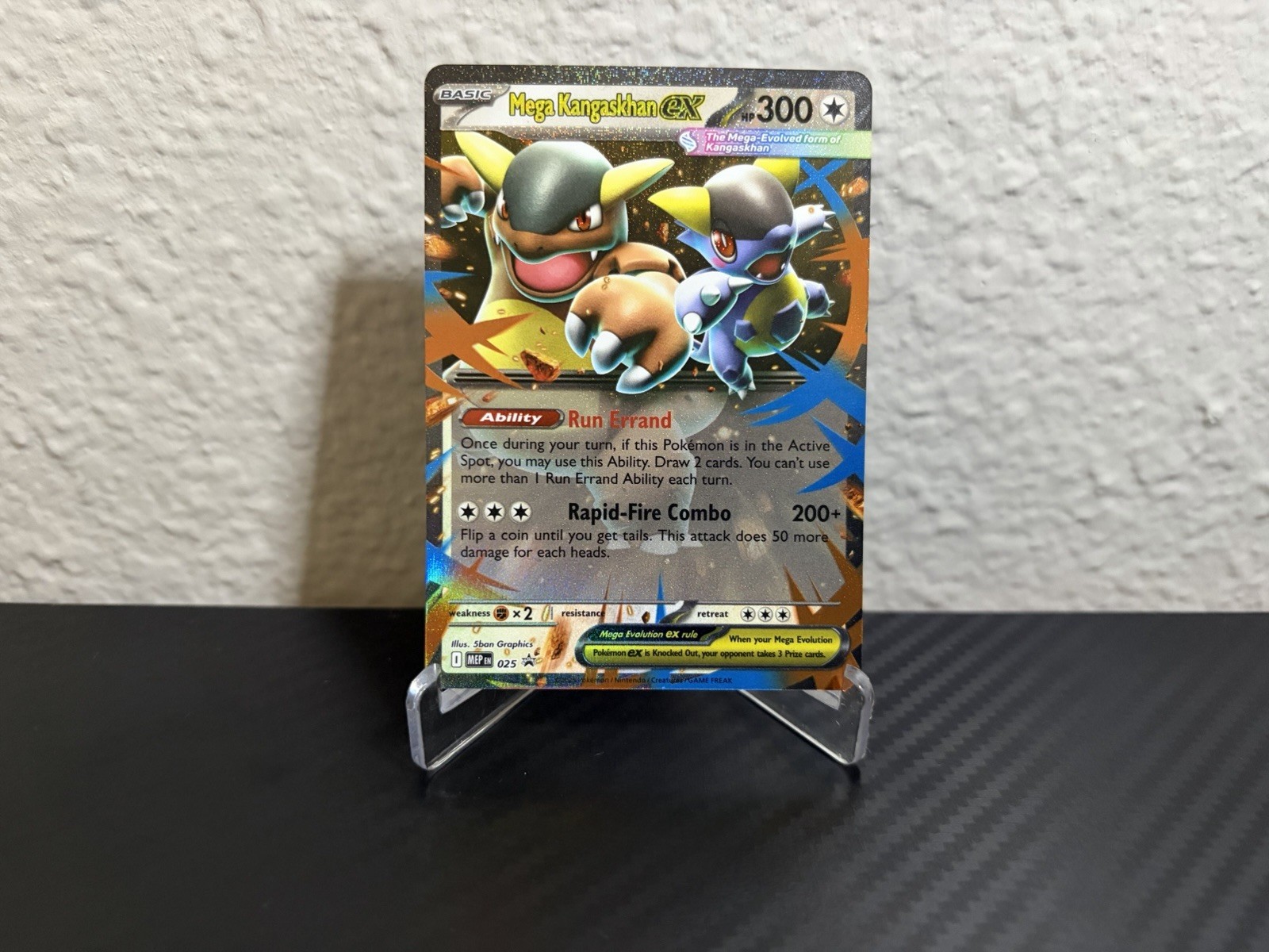 Mega Kangaskhan ex MEP 025 Black Star Promo 25 Pokémon Mega Evolution NM/M