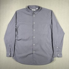 Jil Sander x Uniqlo +J Button Down Dress Shirt Men’s Medium Purple Stretch
