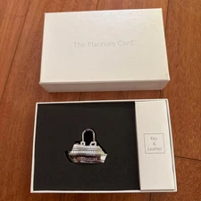 American Express AMEX The Platinum Card Novelty Item Key Chain Unused