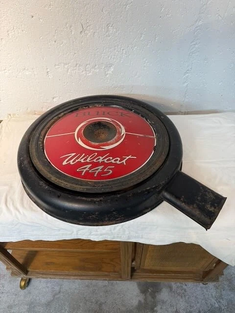 Limpiador de aire de cabeza de clavo Wildcat 64 65 1966 Buick Gran Sport 401 425 AFB Carb Foto 4 de 4