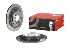 Brembo Rear Brake Discs For Volvo V60 D3 2.0 2011 - 2018 Engine Code D4204T9