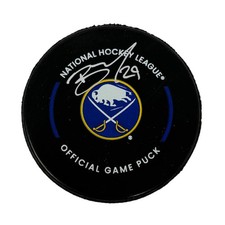 Beck Malenstyn Signed Buffalo Sabres Official Game Model Hockey Puck