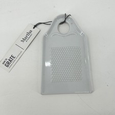 Martha Stewart Grey Ceramic Mini Grater for Ginger Garlic Chocolate New with Tag