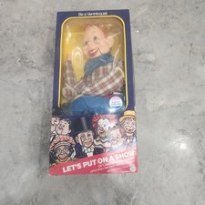 Muñeca ventrílocuo Goldberger Howdy Doody 30" vintage nueva en caja Sh