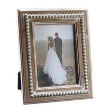 Farmhouse Beaded Picture Frames 4x6, Rustic Barnwood Photo Frames  Decorative ...