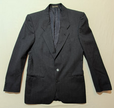 Vtg Mani By Giorgio Armani Sport Coat Blazer Jacket Sz 38 Mens Single Breasted
