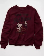 AE Peanuts Holiday Crewneck Sweatshirt size X...