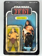 VINTAGE STAR WARS ROTJ 77 BACK RANCOR KEEPER MOC SHIPS WITH STAR CASE
