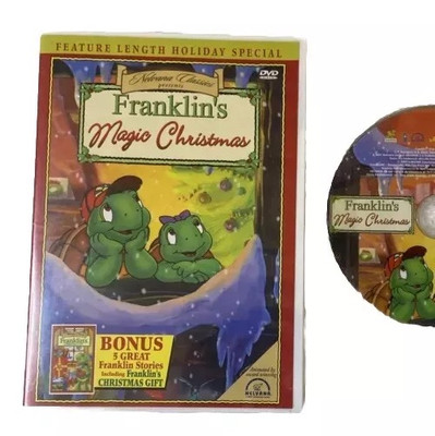 Franklin's Magic Christmas Dvd Children Animated Richard Newman Holiday Turtle