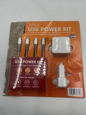 Member's Mark USB PD Power Pack for Type-C: Car & Wall Charger & 2 USB-C Cable