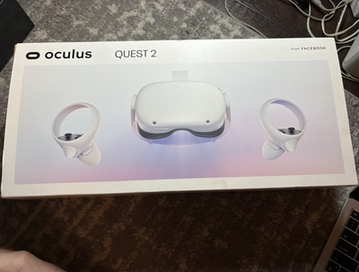 Oculus Quest 2 Standalone VR Headset w/ Touch Controllers, White