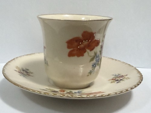 Zapun Porzellan Teetasse & Untertasse Floral Handbemalt Goldrand USA - Bild 10 von 22