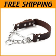 Stainless Steel Chain Collar - Martingale Training - Medium