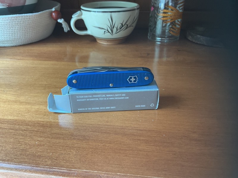 Victorinox Farmer Blue Alox Swiss Army Knife Special Run