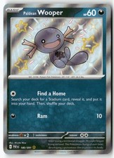 Paldean Wooper - Shiny Rare SV: Paldean Fates 180/091 NM on eBay