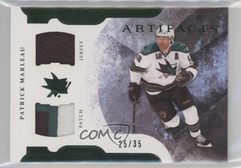 2011-12 Upper Deck Artifacts 25/35 Patrick Marleau #12 Patch 1o3