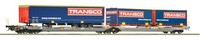 Roco 6600113 Containertragwagen Hupac Transco Auf Wunsch MäRklin Achsen Gratis