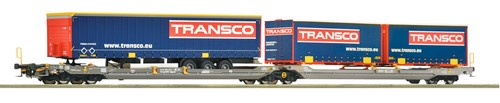 Roco 6600113 Containertragwagen HUPAC Transco Auf Wunsch Märklin Achsen gratis | Condition: Neu