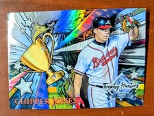 CHIPPER JONES 2022 Stadium Club Chrome Trophy Hunters Refractor #RL-26 Braves