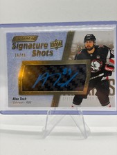 2023-24 Upper Deck Engrained Signature Shots Alex Tuch /49 wb1