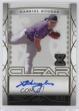 2022 Leaf Trinity Clear Gold Foil 9/50 Gabriel Hughes #CA-KP1 Auto 0hw6