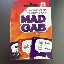Mattel Games Mad Gab Card Game 4+ Players Age...