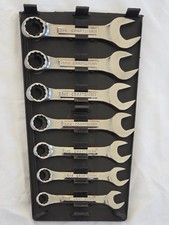 Craftsman Professional Tool 7 Piece Sae Stubby Combination Wrench Set 44101 Usa