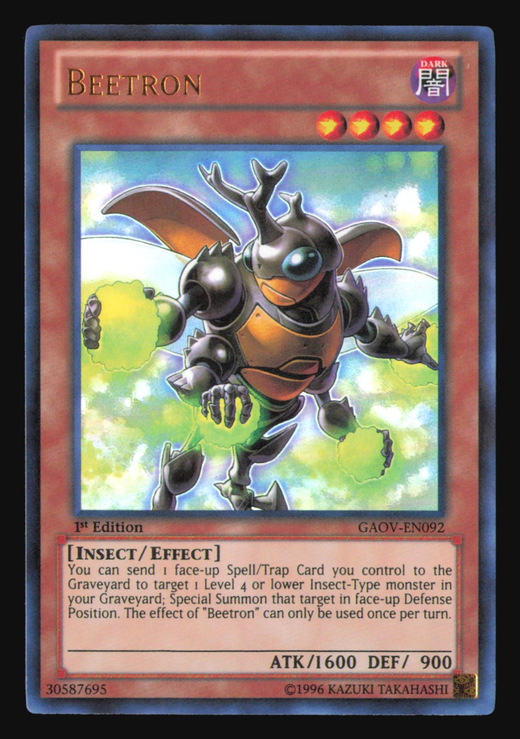 Beetron GAOV-EN092 Ultra Rare Yu-Gi-Oh 1st Edition Near Mint