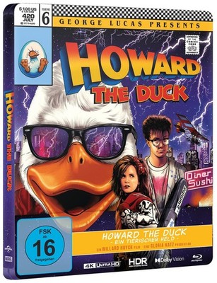 Howard the Duck (4K UHD + Blu-ray Steelbook) Brand New & Sealed | Pre-Order