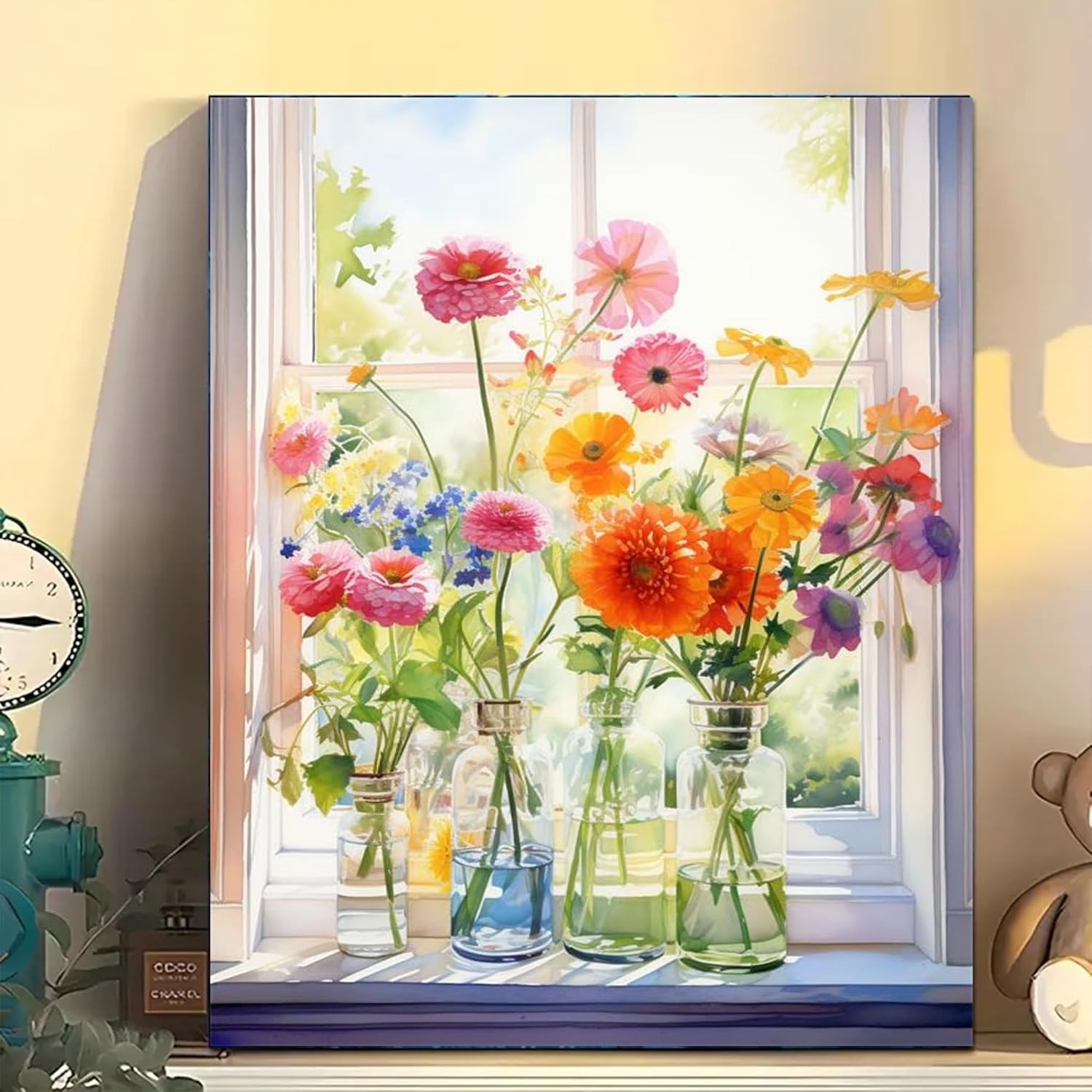 Flowers Paint by Numbers Kit for Adults-Flower Adult 16X20inch, MT20322-US 