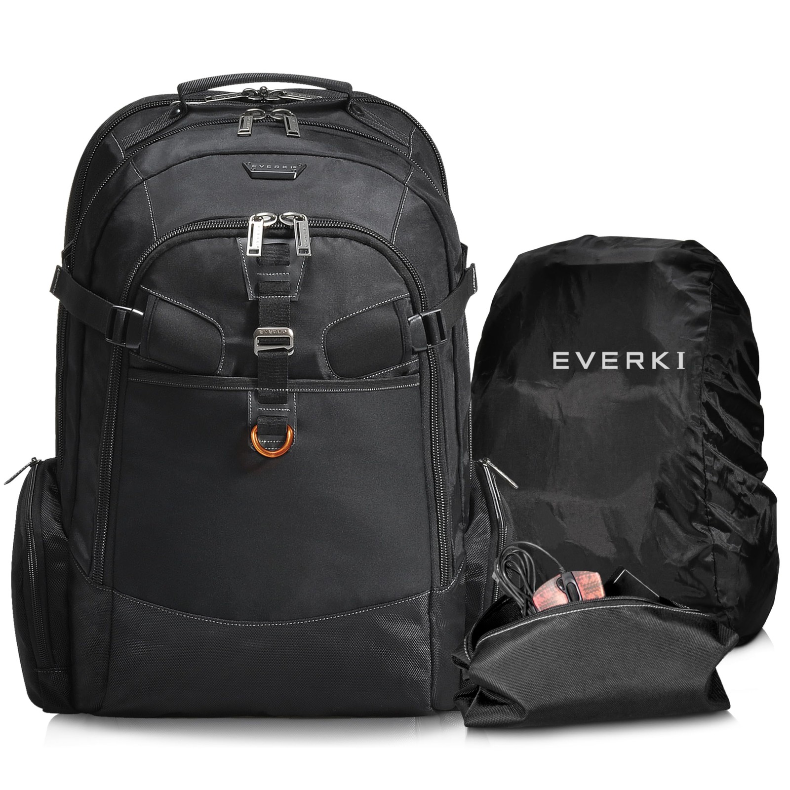 EVERKI Business 120 Laptop Backpack 40L with Rain Cover - La