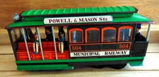 Vintage Tin Friction San Francisco Cable Car/Bay & Taylor Sts/No 504/Md in Japan