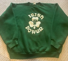 Vintage 70s Russell Athletic “Irish Power” Ireland St. Patrick’s Day Crewneck L