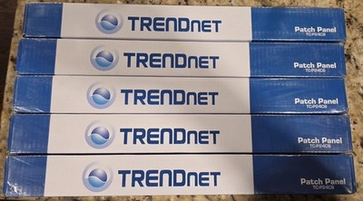 (5) Trendnet Patch Panel Cat 6 TC-P24C6 Brand New 