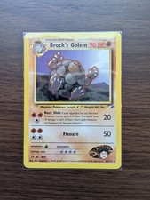 Pokémon TCG Brock's Golem Gym Heroes 20/132 Unlimited Rare on eBay