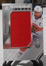 2021-22 UD SP Game Used Hockey Stanley Cup Banner Year BYSC-BA Aleksander Barkov