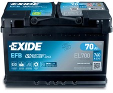 Batterie de voiture EXIDE 70Ah/760A  PEUGEOT 3008 1.6 HDi