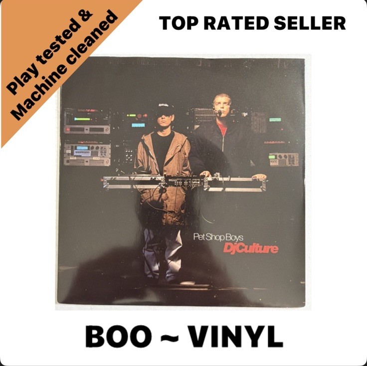 Pet Shop Boys DJ Culture / Music For Boys Excellent 7"" Single Vinyl Record NM