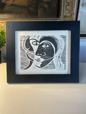 Modern Picasso STYLE Original Signed Dated Artist Proof Abstract Impressionism
